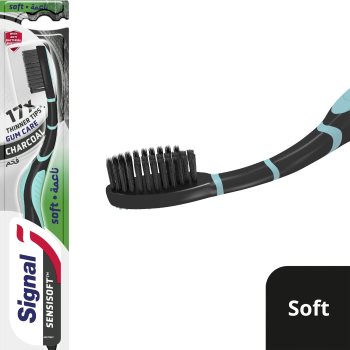 Signal Sensisoft Charcoal periuță de dinți moale - imagine 3
